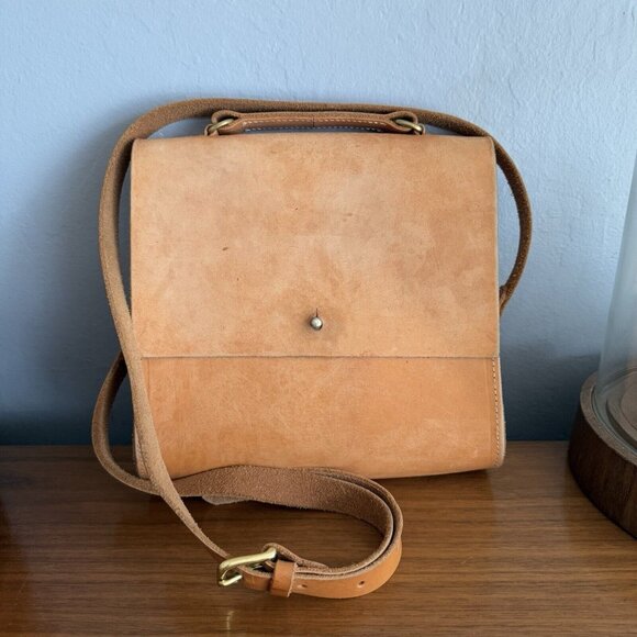 Grace Gordon Handbags - Grace Gordon Lucy Tanned Leather Crossbody Satchel Bag